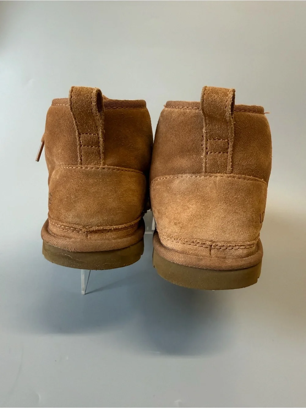 UGG Neumel Chukka Boots Men, Sherpa Lined, Lace Up Chestnut Size 9